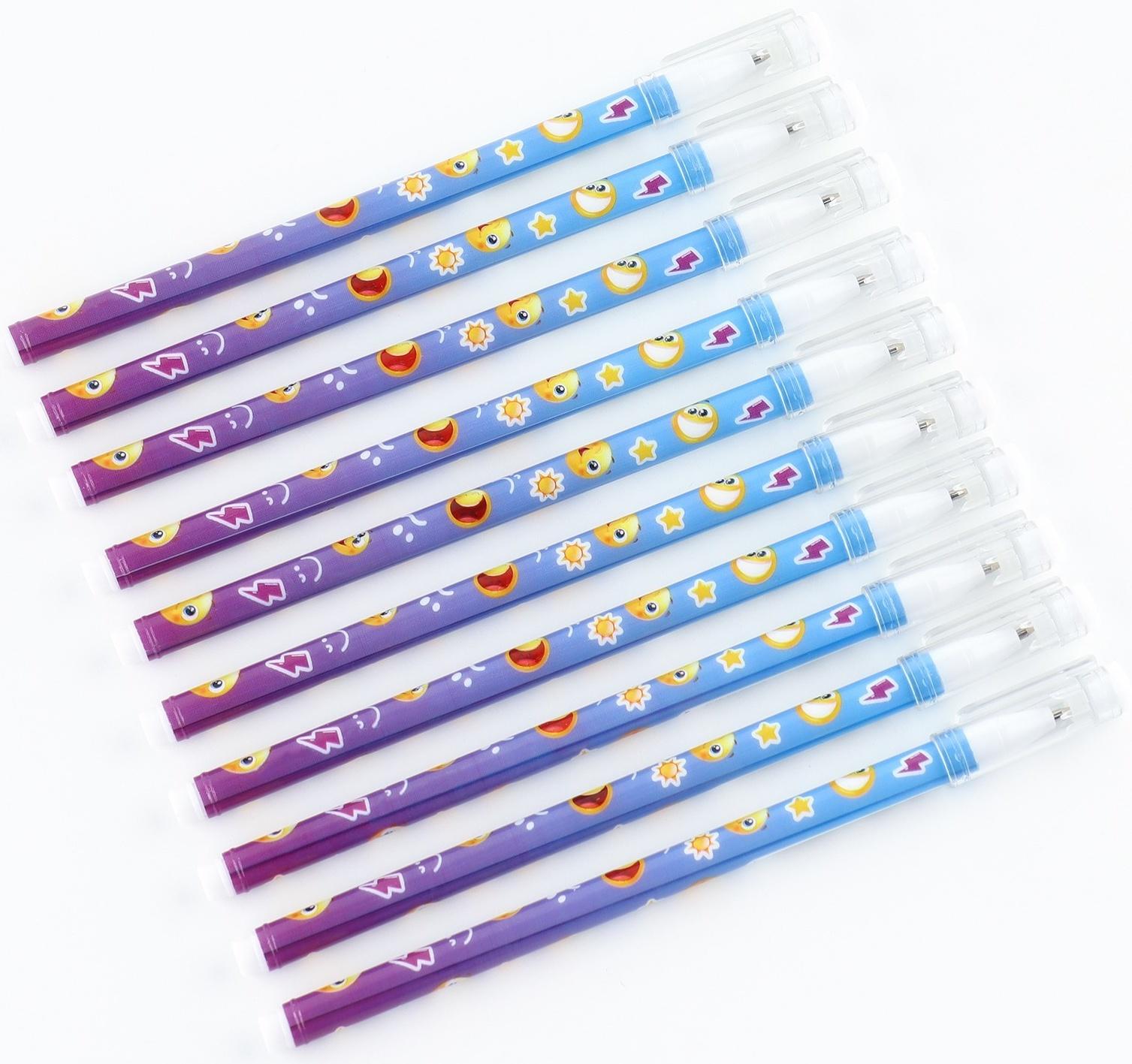 Ручка пластик шариковая, синяя паста, 0,5 мм «Улыбайся»