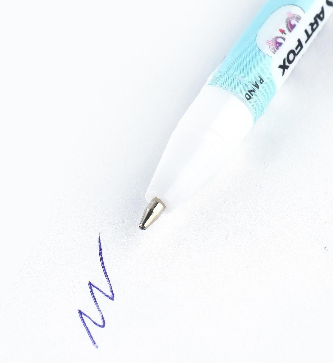 Ручка пластик шариковая, синяя паста, 0,5 мм «Пандастик»