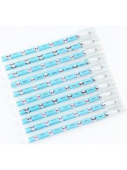 Ручка пластик шариковая, синяя паста, 0,5 мм «Пандастик»