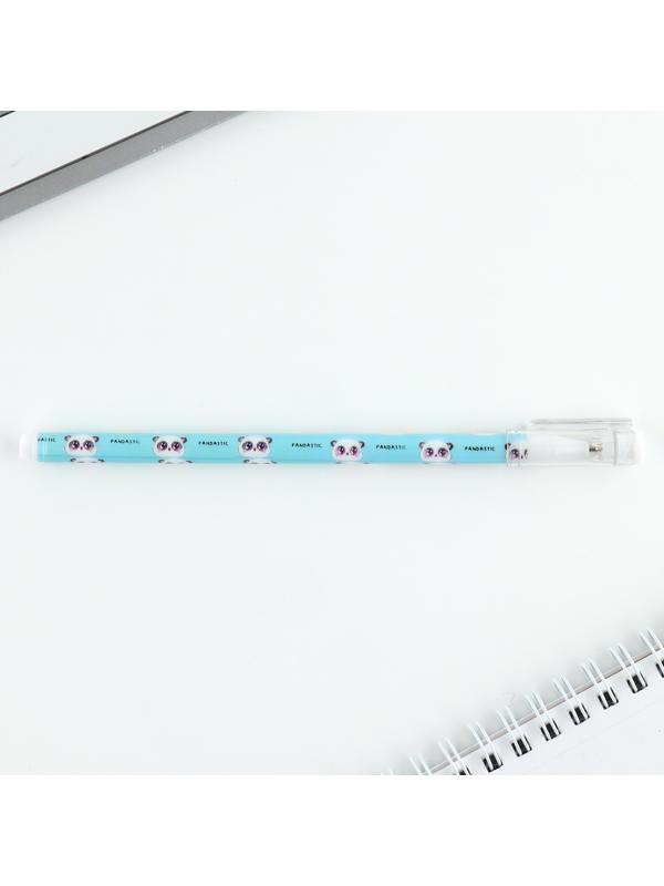 Ручка пластик шариковая, синяя паста, 0,5 мм «Пандастик»