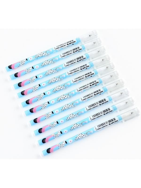 Ручка пластик шариковая, синяя паста, 0,5 мм «Далматинцы»