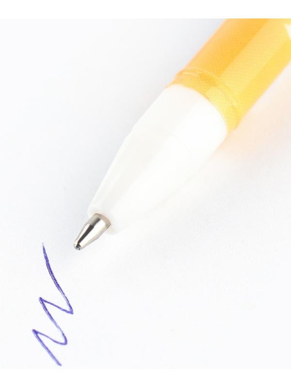 Ручка пластик шариковая, синяя паста, 0,5 мм «Удар ярости»