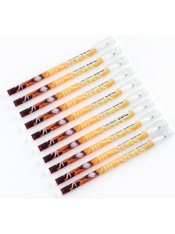 Ручка пластик шариковая, синяя паста, 0,5 мм «Удар ярости»