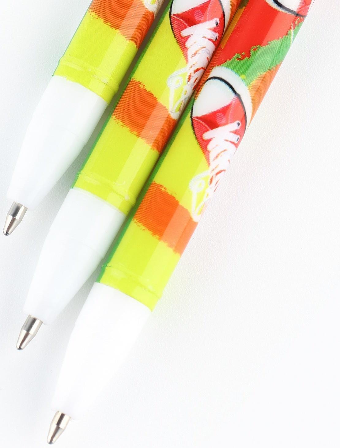 Ручка пластик шариковая, синяя паста, 0,5 мм «Кеды»