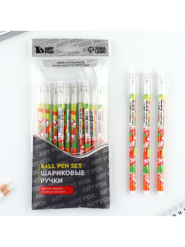 Ручка пластик шариковая, синяя паста, 0,5 мм «Кеды»