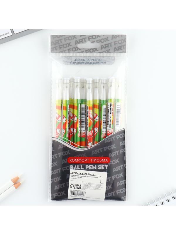 Ручка пластик шариковая, синяя паста, 0,5 мм «Кеды»