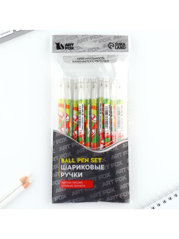 Ручка пластик шариковая, синяя паста, 0,5 мм «Кеды»