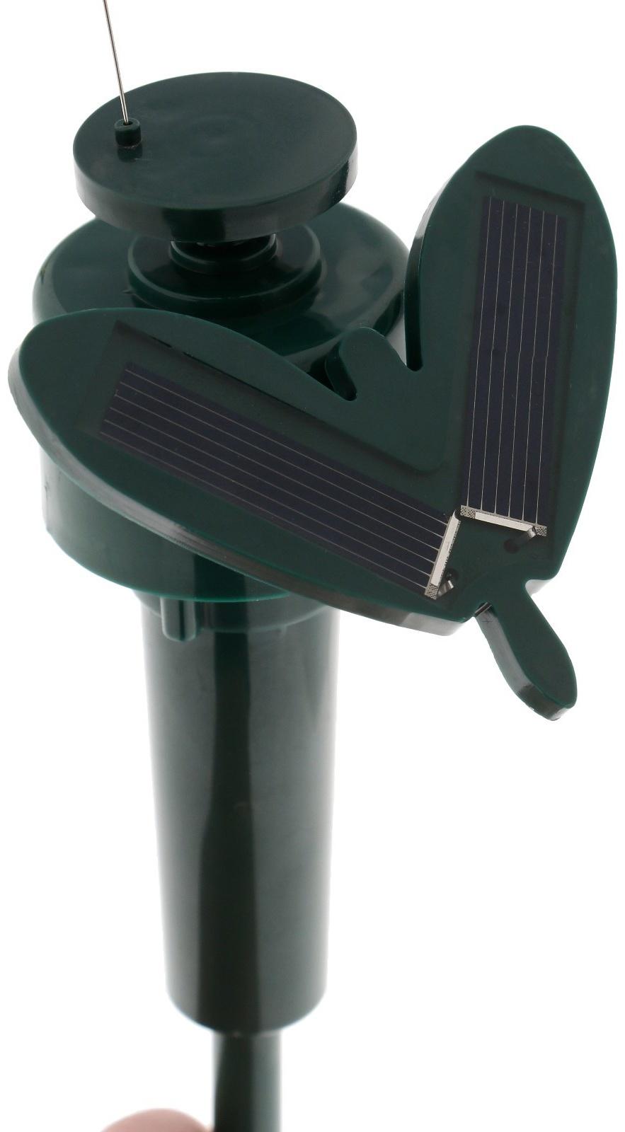 Отпугиватель птиц и других животных Luazon LRI-32, от солнечной батареи, зеленый