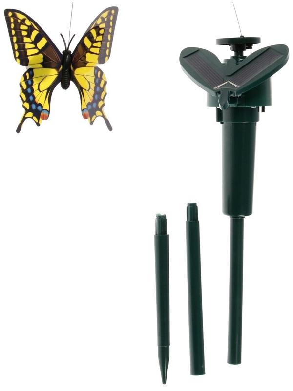 Отпугиватель птиц и других животных Luazon LRI-32, от солнечной батареи, зеленый