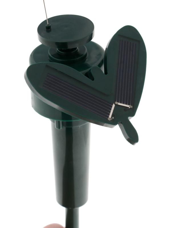 Отпугиватель птиц и других животных Luazon LRI-32, от солнечной батареи, зеленый