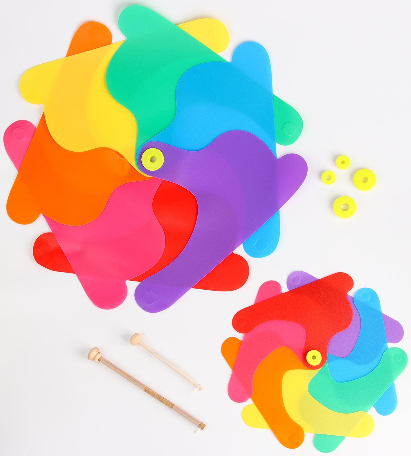 Ветерок «Ураган» на деревянной палочке