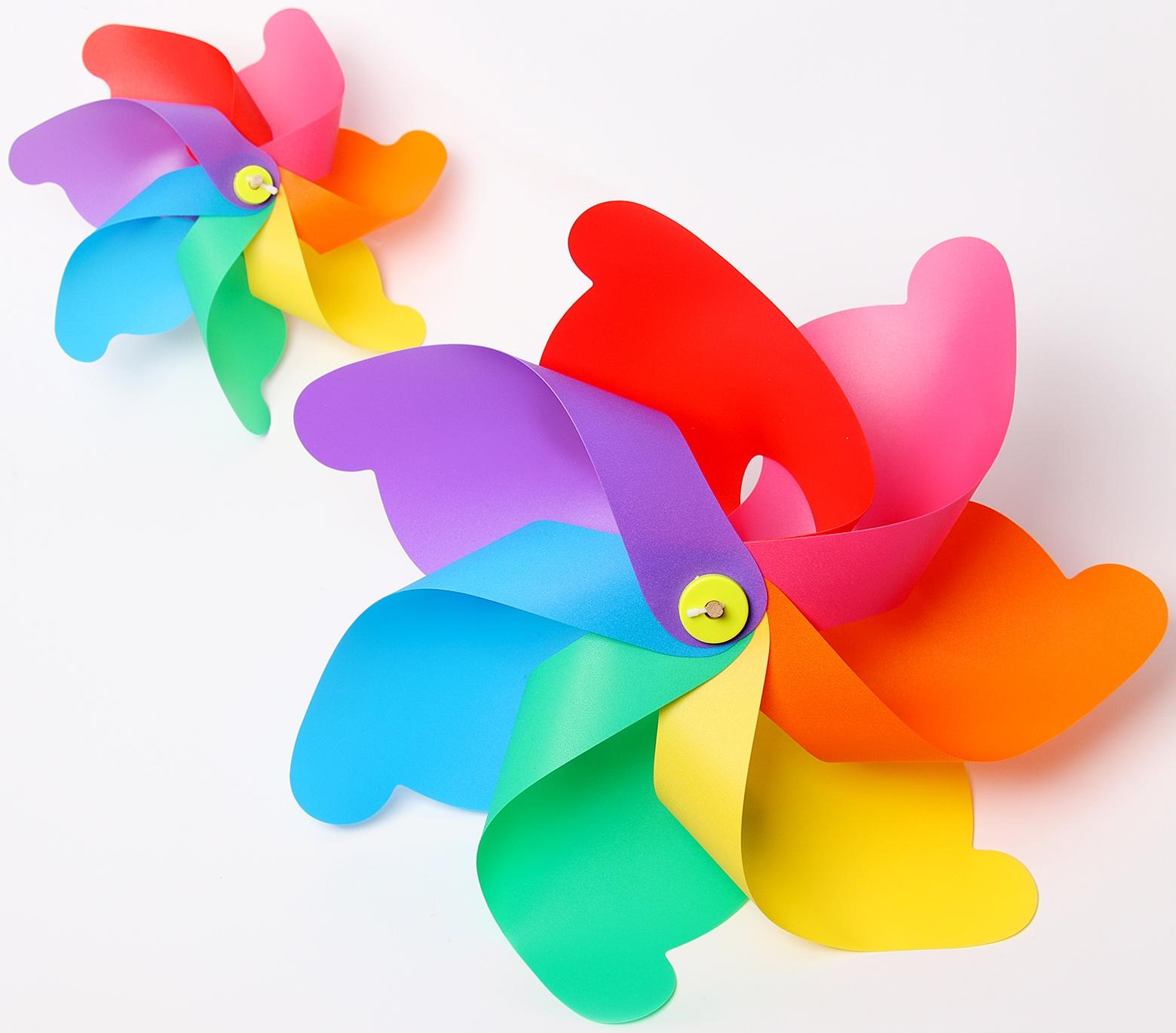 Ветерок «Ураган» на деревянной палочке