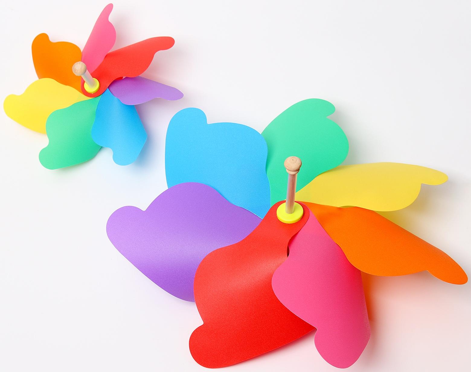 Ветерок «Ураган» на деревянной палочке