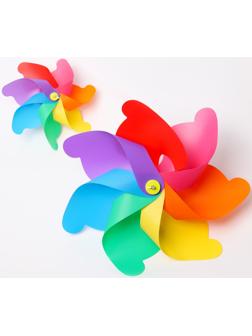 Ветерок «Ураган» на деревянной палочке