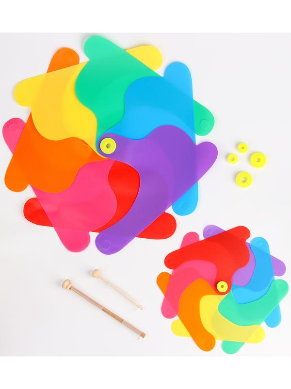 Ветерок «Ураган» на деревянной палочке