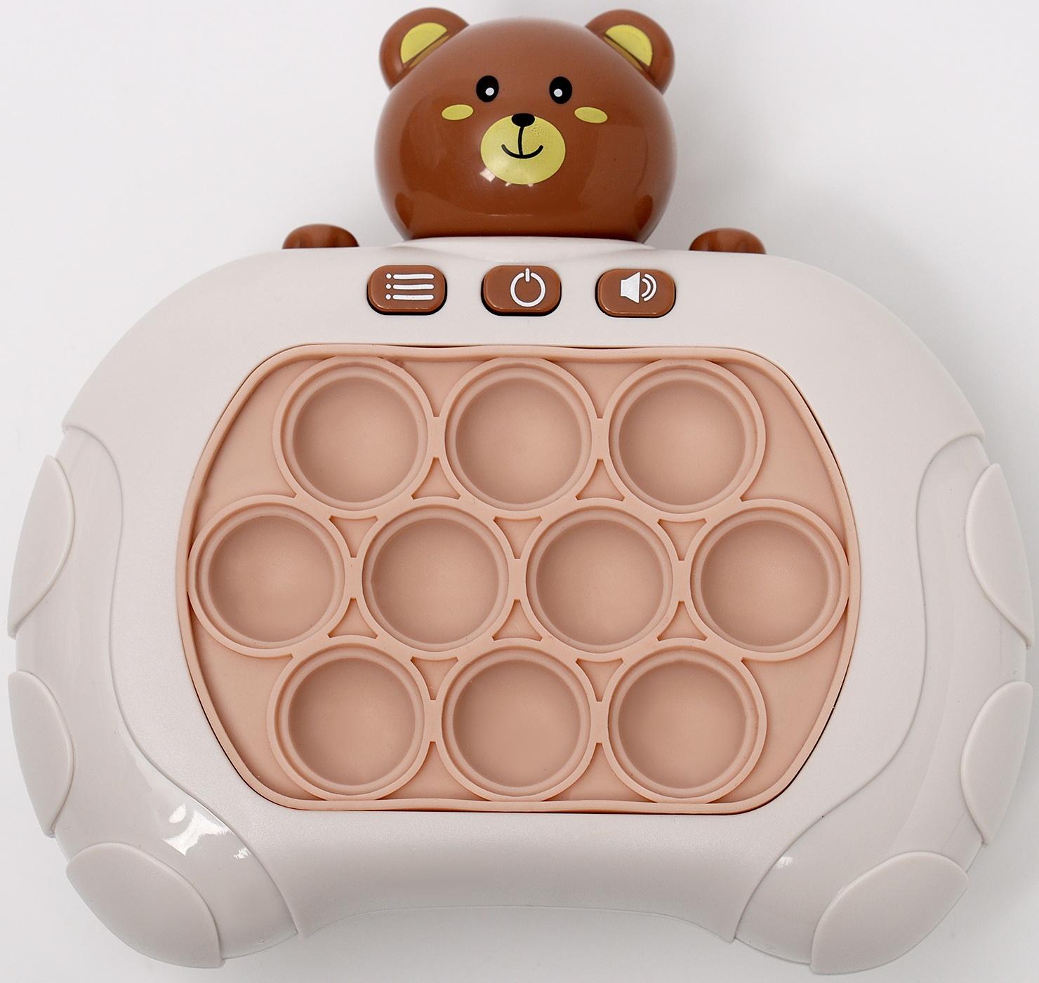 Развивающая игрушка «Мишка», свет, звук, виды МИКС