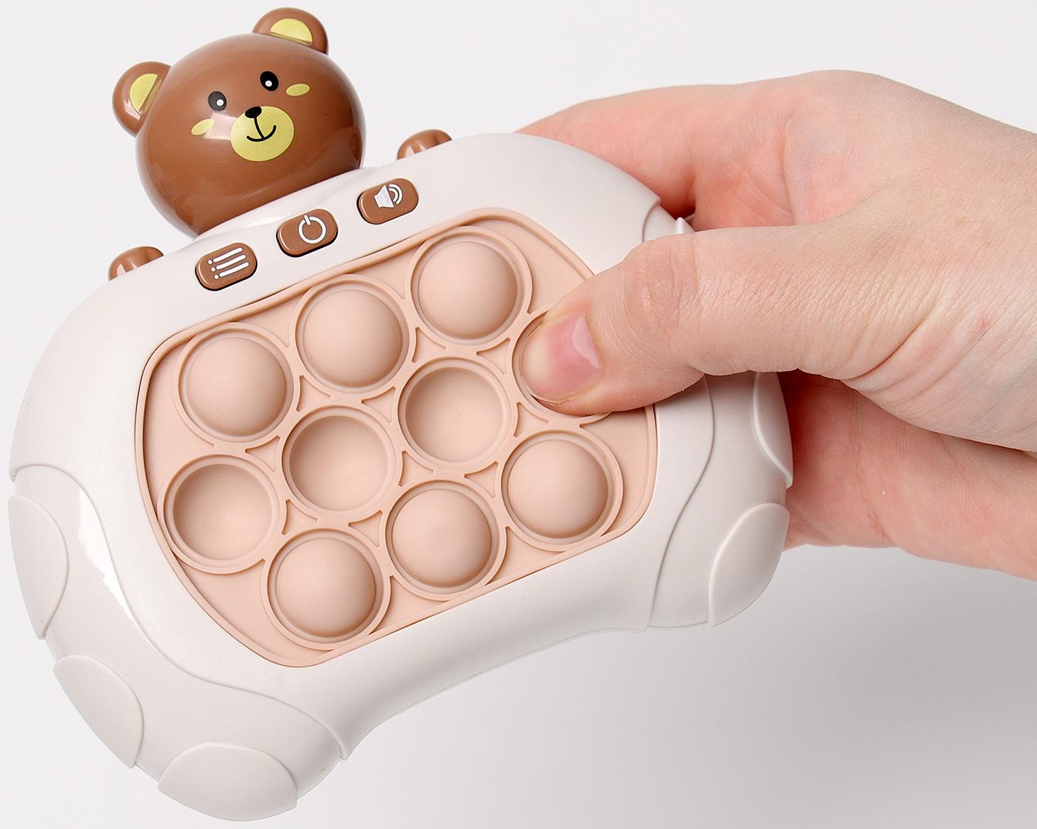 Развивающая игрушка «Мишка», свет, звук, виды МИКС