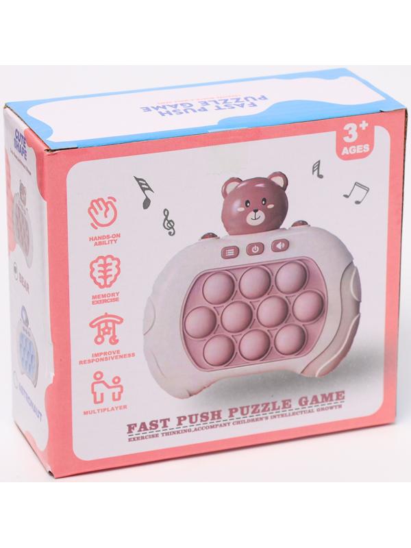 Развивающая игрушка «Мишка», свет, звук, виды МИКС