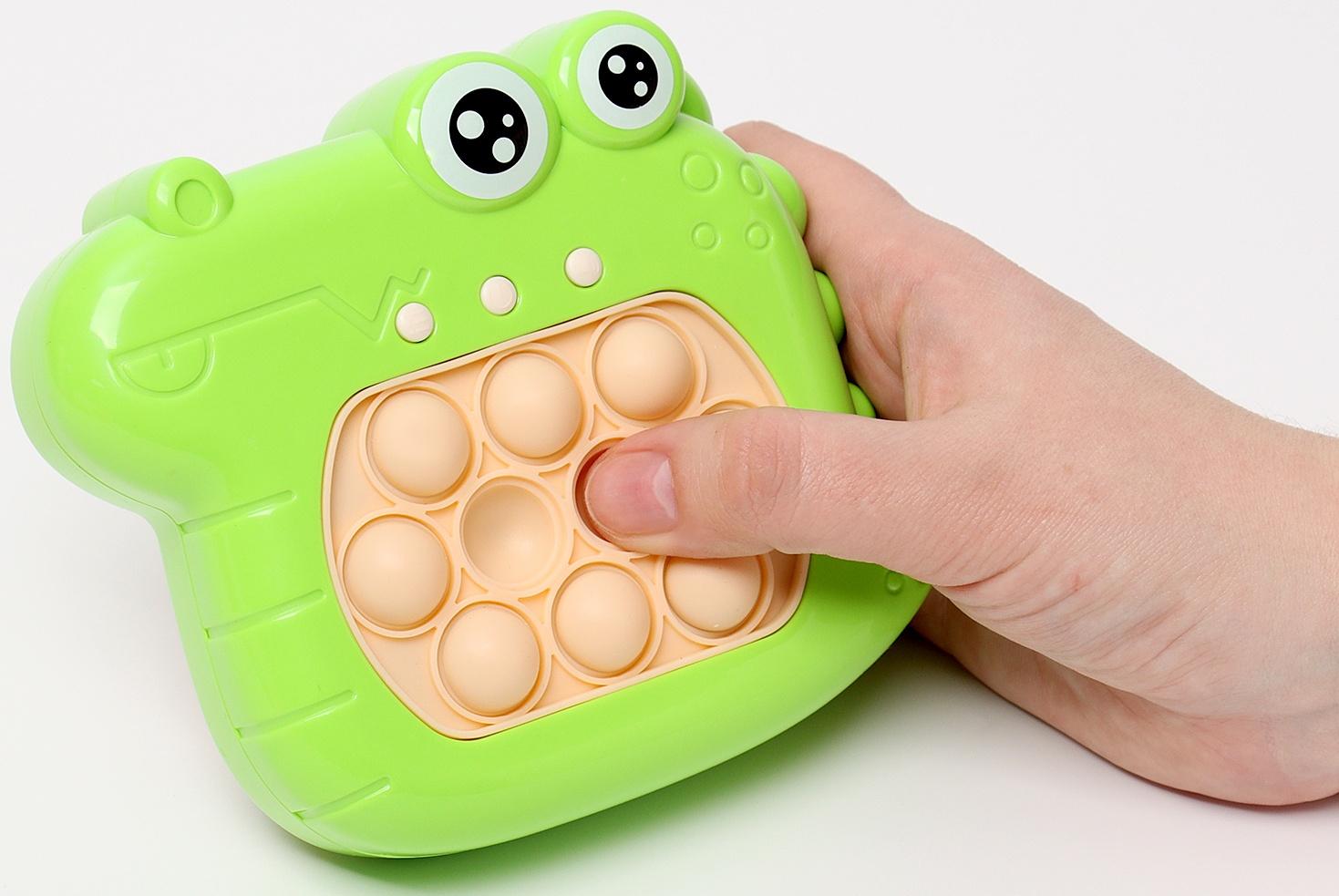 Развивающая игрушка «Крокодил» с подвесом, свет, звук, виды МИКС