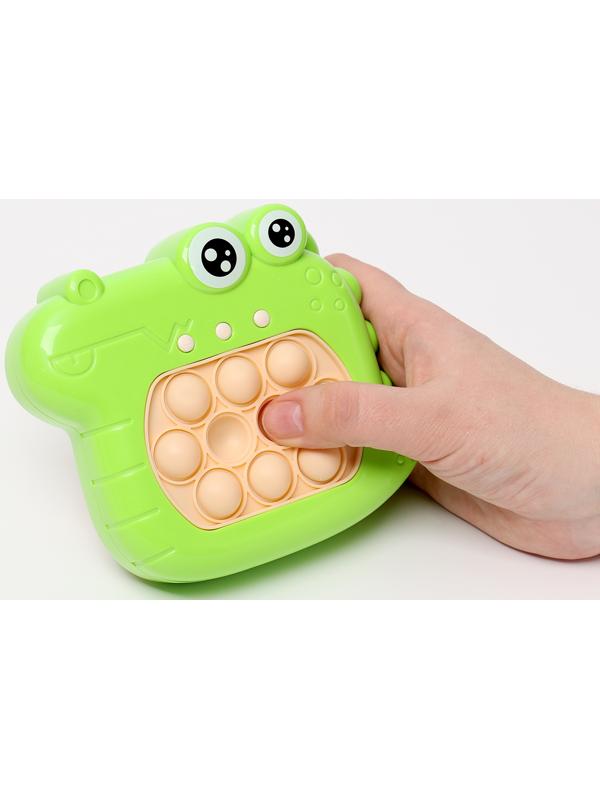 Развивающая игрушка «Крокодил» с подвесом, свет, звук, виды МИКС