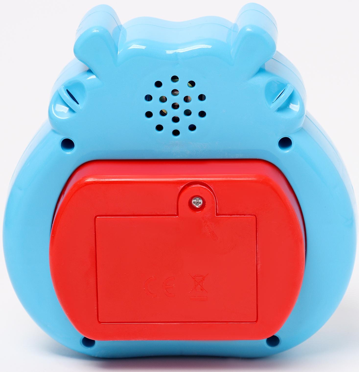 Развивающая игрушка «Бегемотик» с подвесом, свет, звук, виды МИКС