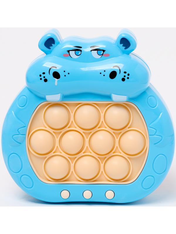 Развивающая игрушка «Бегемотик» с подвесом, свет, звук, виды МИКС