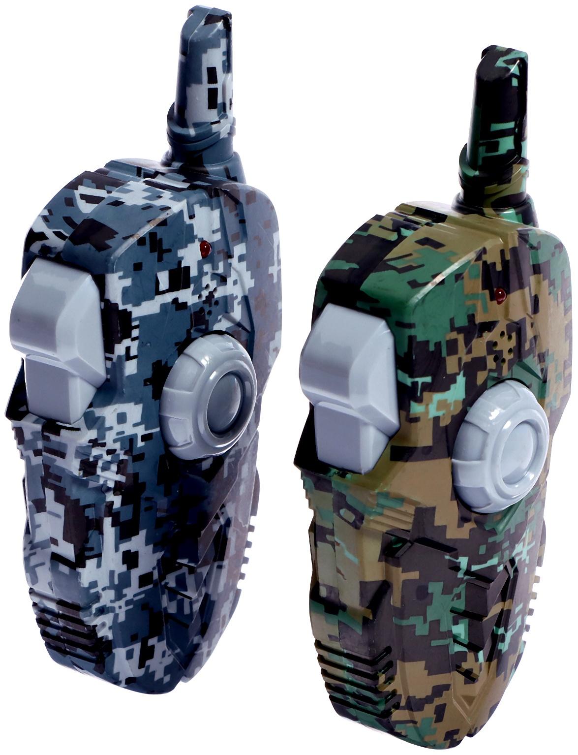 Набор раций «Отряд Альфа», без шума, работает от батареек