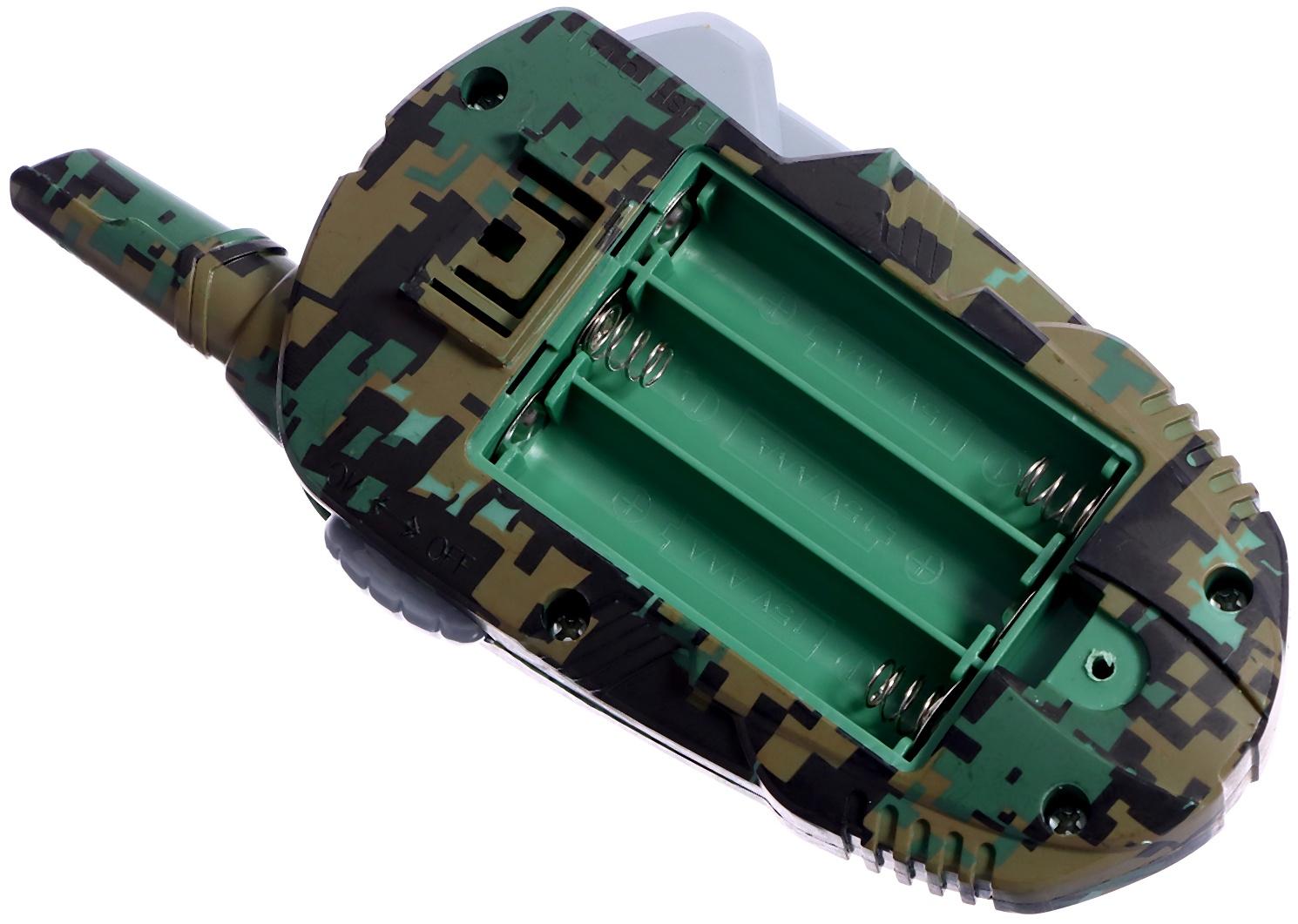 Набор раций «Отряд Альфа», без шума, работает от батареек