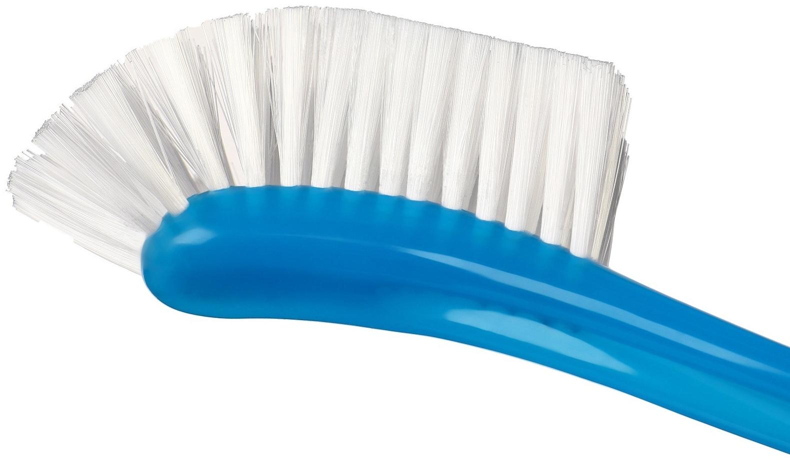 Щетка для мытья бутылочек и сосок, 25х9см., цвет голубой