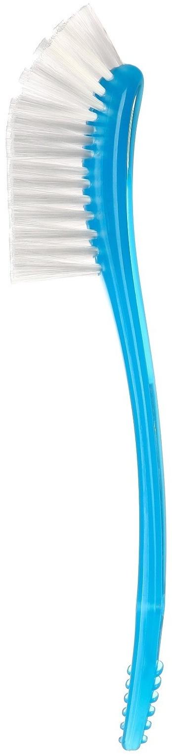 Щетка для мытья бутылочек и сосок, 25х9см., цвет голубой