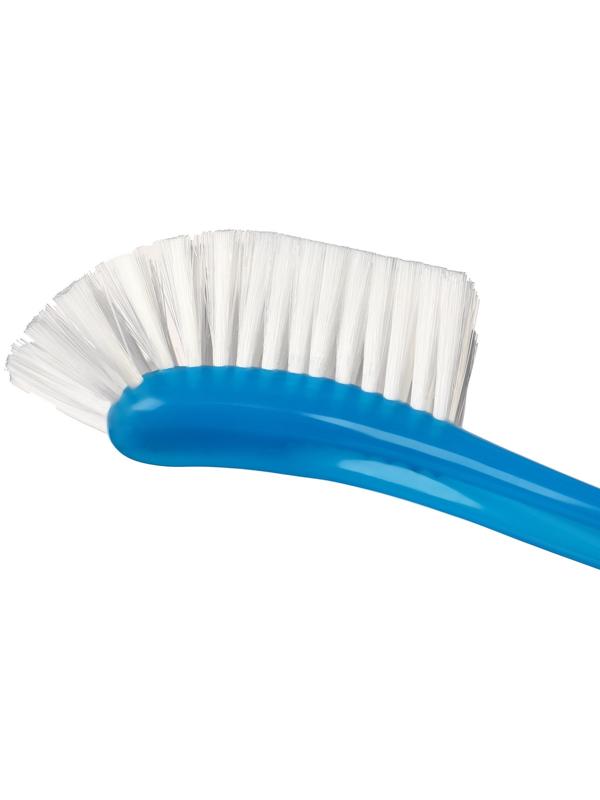 Щетка для мытья бутылочек и сосок, 25х9см., цвет голубой