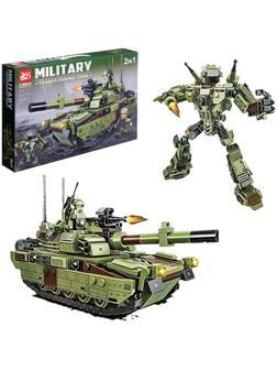 Конструктор «Роботы «Танк-трансформер», 494 детали