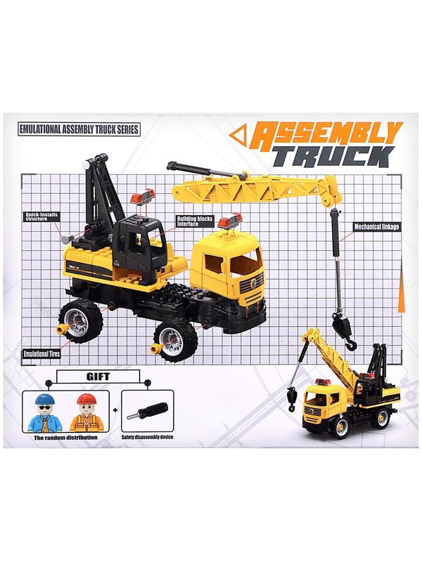 Конструктор винтовой «Строительный кран», 66 деталей