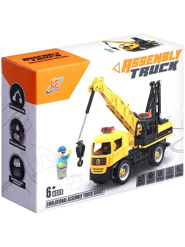 Конструктор винтовой «Строительный кран», 66 деталей