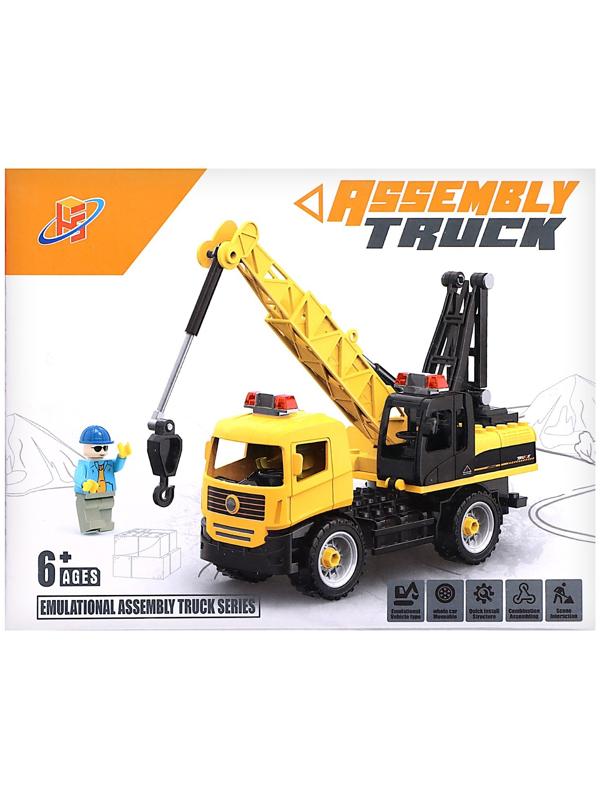 Конструктор винтовой «Строительный кран», 66 деталей