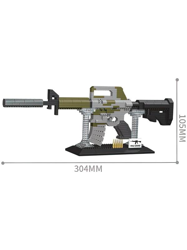 Конструктор-Мини «Оружие. М4А1», 945 деталей
