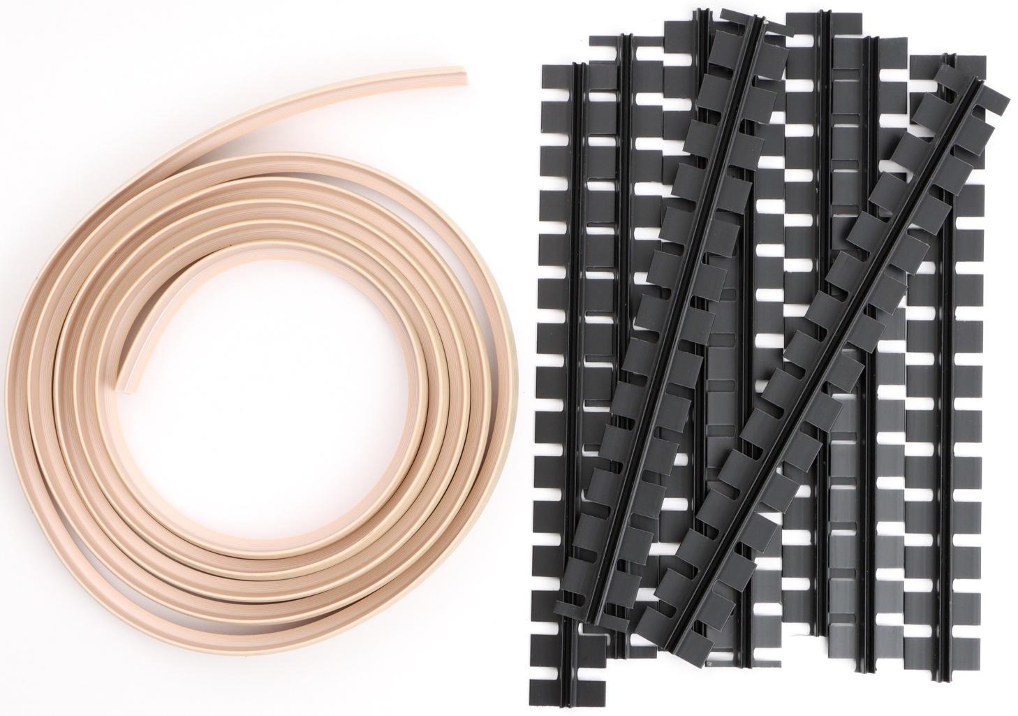 Гибкий порог с крепежом SmartProfile BR 203 Дуб атланта, 3 м