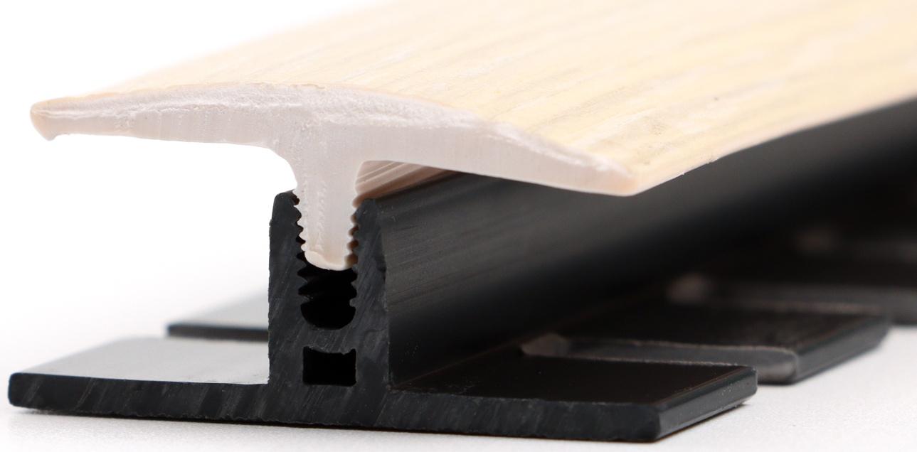 Гибкий порог с крепежом SmartProfile BR 203 Дуб атланта, 3 м