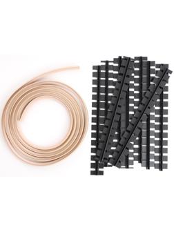 Гибкий порог с крепежом SmartProfile BR 203 Дуб атланта, 3 м