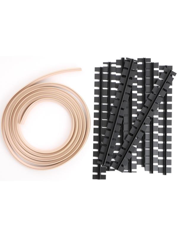 Гибкий порог с крепежом SmartProfile BR 203 Дуб атланта, 3 м