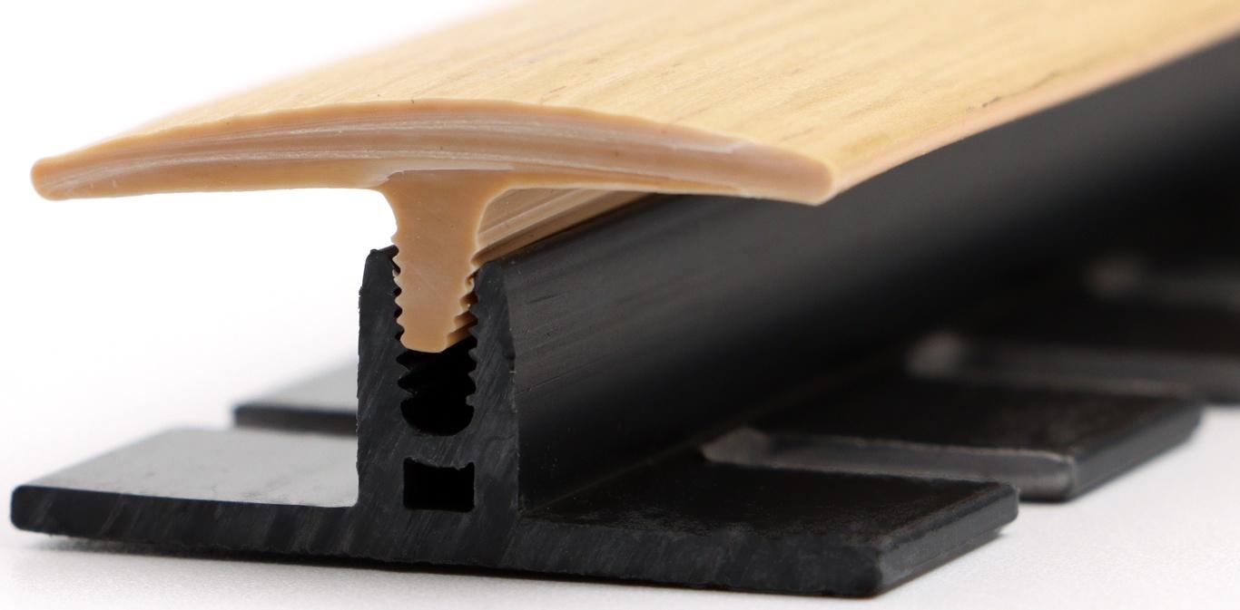 Гибкий порог с крепежом SmartProfile BR 206 Дуб феррара светлый, 3 м