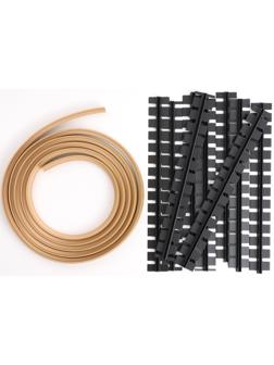 Гибкий порог с крепежом SmartProfile BR 206 Дуб феррара светлый, 3 м