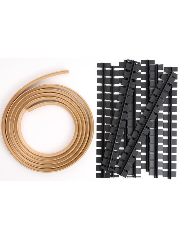 Гибкий порог с крепежом SmartProfile BR 206 Дуб феррара светлый, 3 м