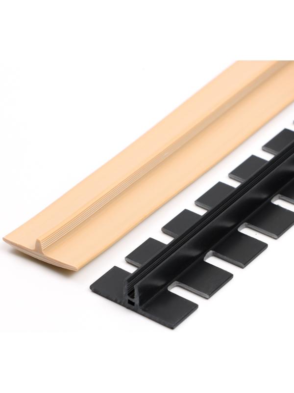 Гибкий порог с крепежом SmartProfile BR 206 Дуб феррара светлый, 3 м