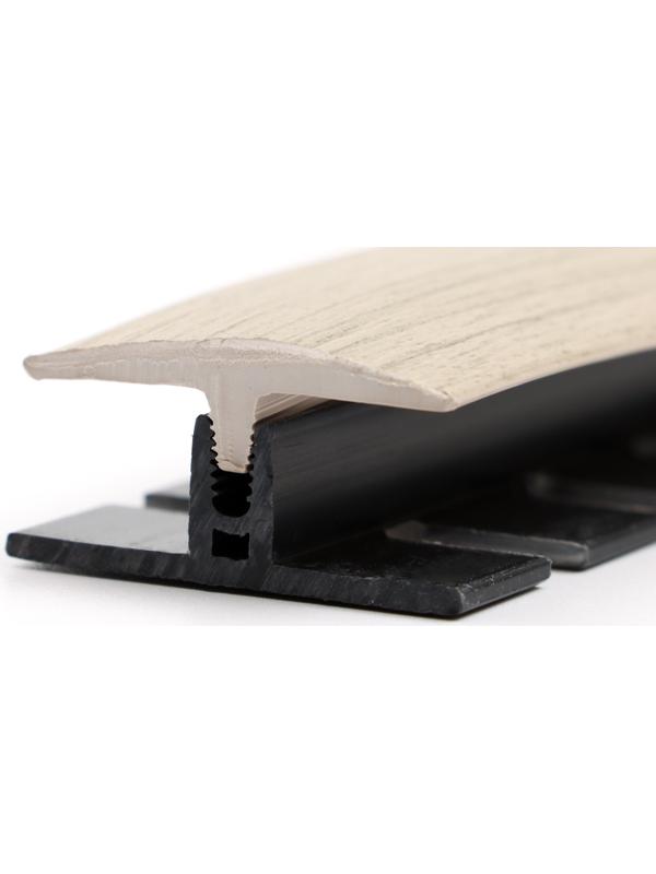 Гибкий порог с крепежом SmartProfile BR 224 Дуб крафт серый, 3 м