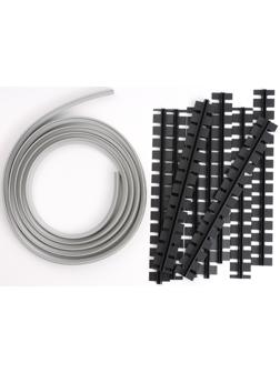 Гибкий порог с крепежом SmartProfile BR 410 Дуб грац, 3 м