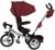 Велосипед 3 кол. Travel Pro 360° 12x10 AIR Car, бордовый