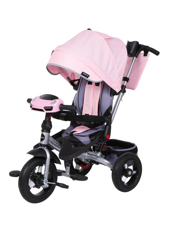 Велосипед 3 кол. Leader 360° 12x10 AIR Car, розовый