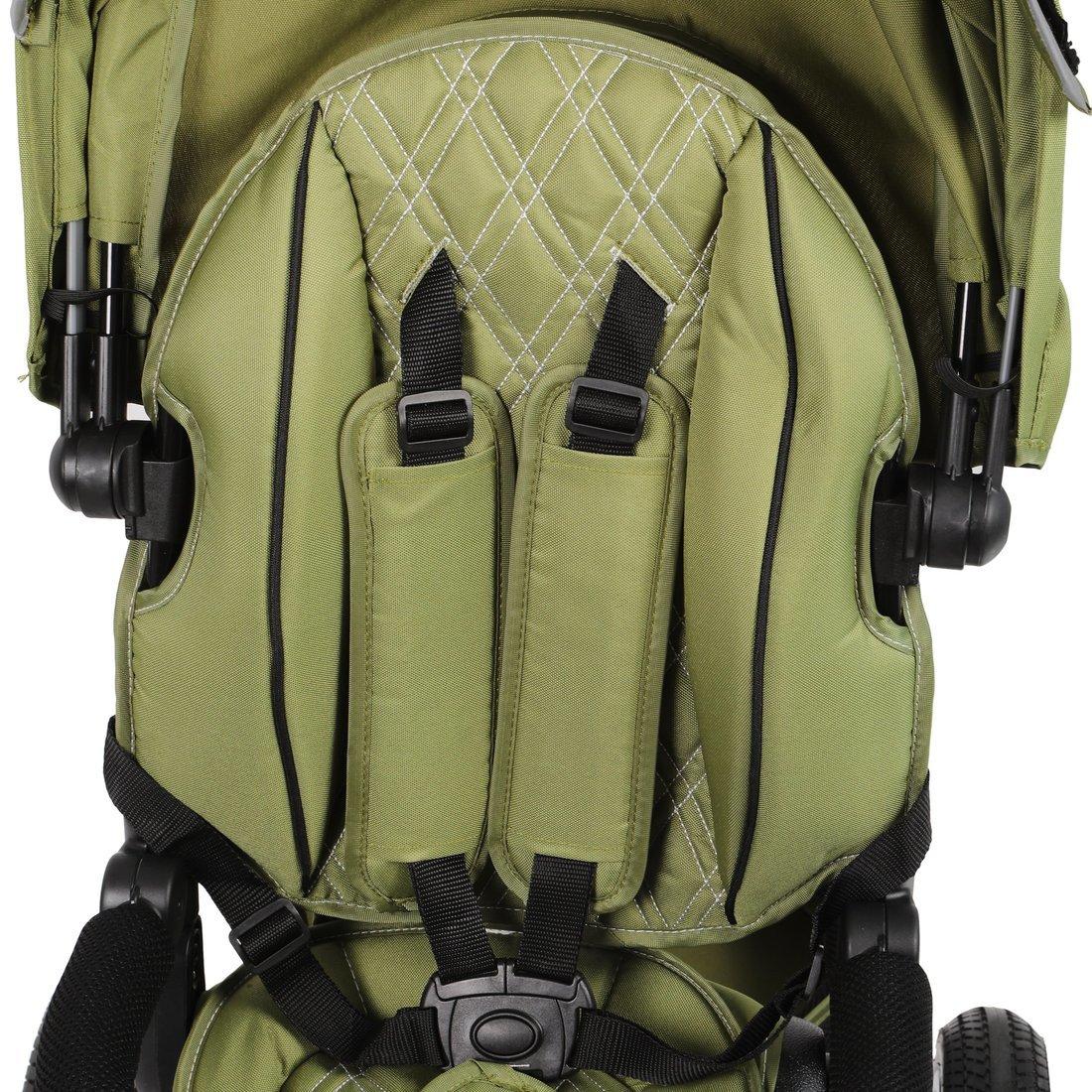 Велосипед 3 кол. Leader 360° 12x10 AIR Car, оливковый