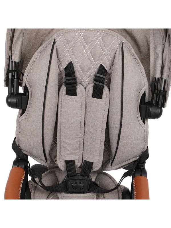 Велосипед детский 3 кол. Leader 360°, 12x10 AIR, серый, экокожа